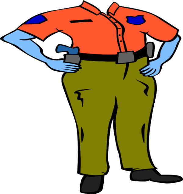 Police Officer Vector Clip Art - Police (600x637)