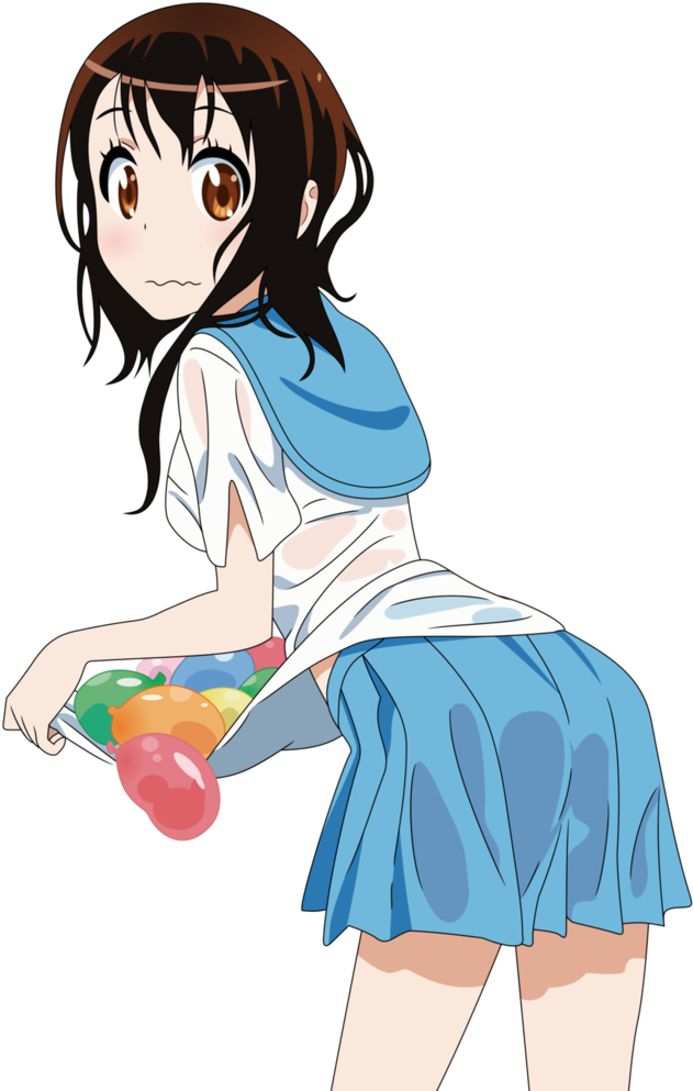 Water Balloon Fight Onodera Vector By Kuyamark96 - Anime Water Balloon Fight (749x1068)