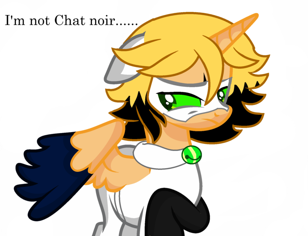 I'm Not Like Chat Noir - Drawing (1020x783)