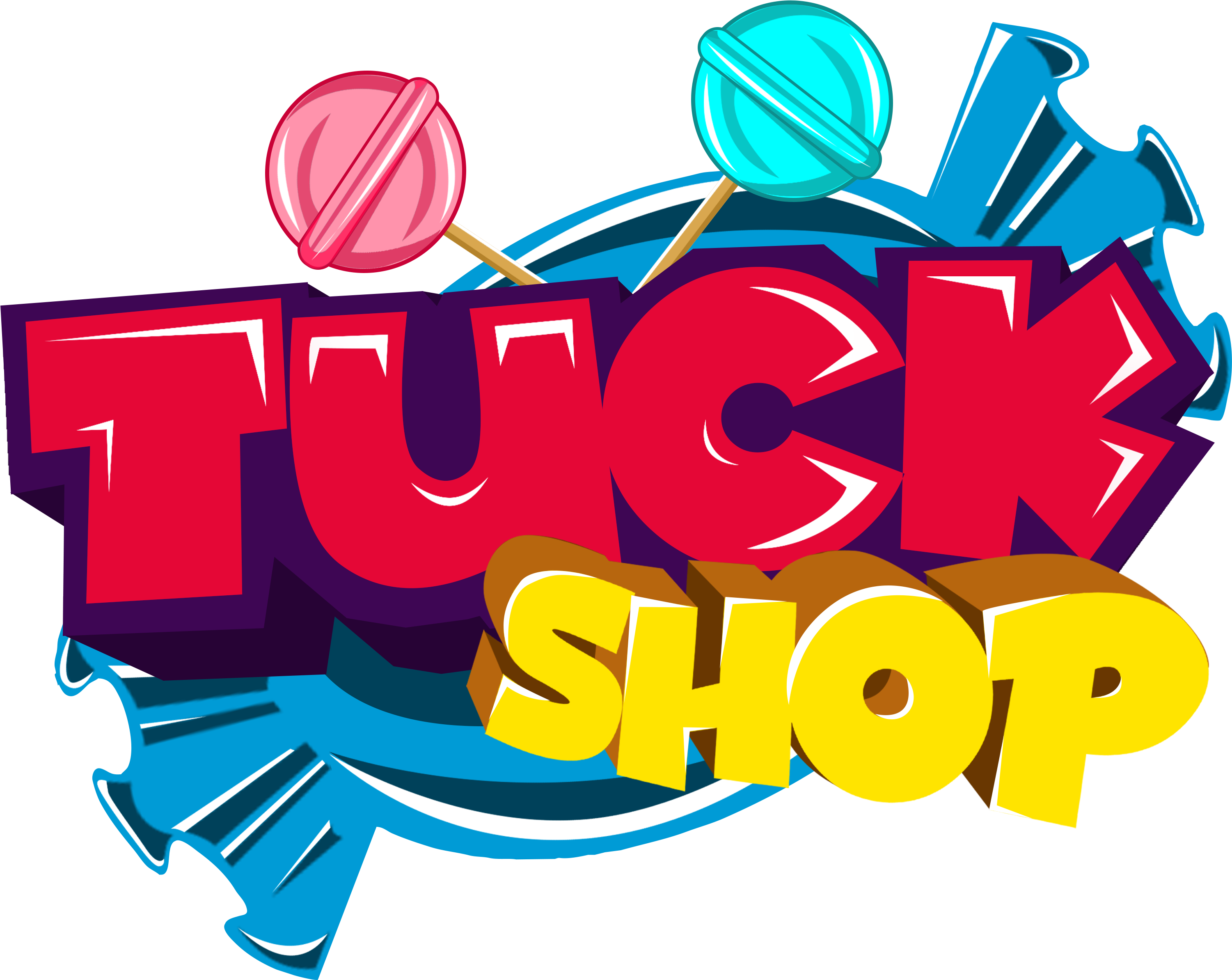 The Original Lemon Tasting Boiled Sweets With A Fizzy - Tuck Shop Clip Art (3508x2480)