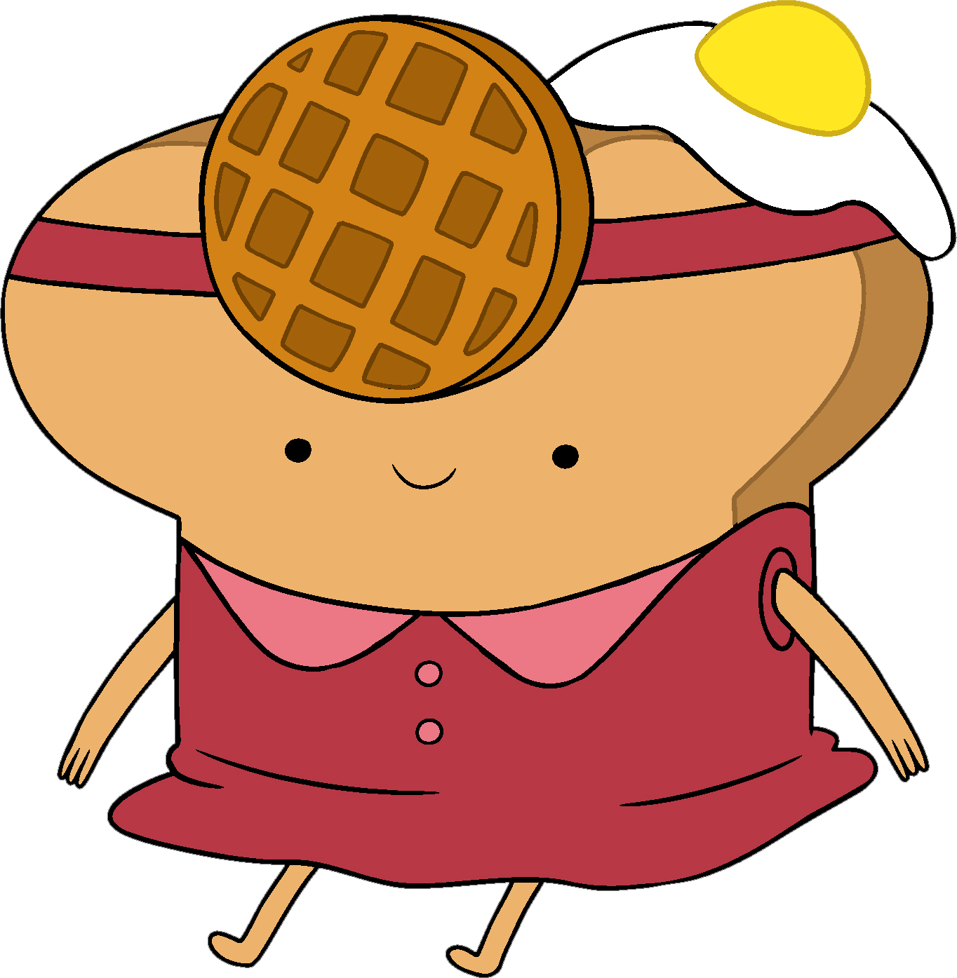 He Serves Toast Princess - Adventure Time Breakfast Princess (1364x1395)