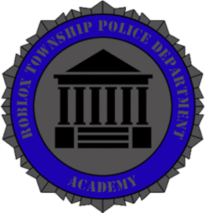 Rtpd Police Academy Badge - Over The Dead Line Or Tracked By Blood-hounds (420x420)