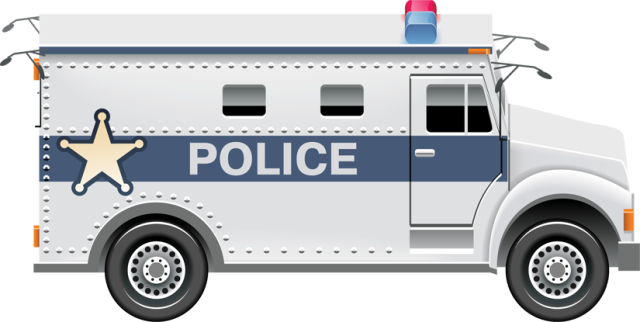 Police Van Clipart (640x322)