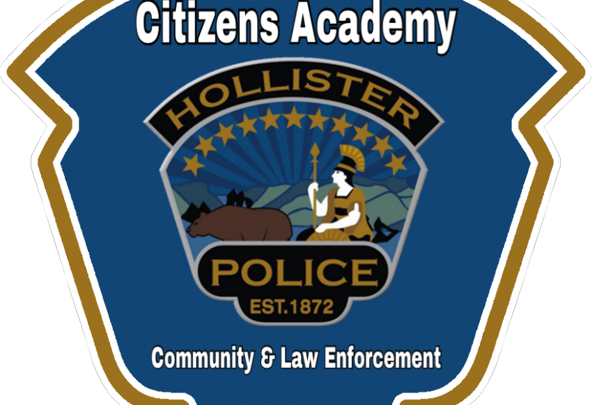 Hollister Police Department Personnel Will Instruct - Hollister Police Department (850x581)