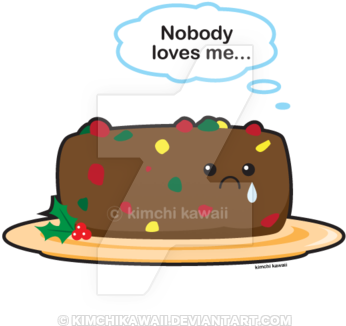 Pity The Fruitcake By Kimchikawaii - Fruitcake Note Cards (pk Of 20) (400x400)