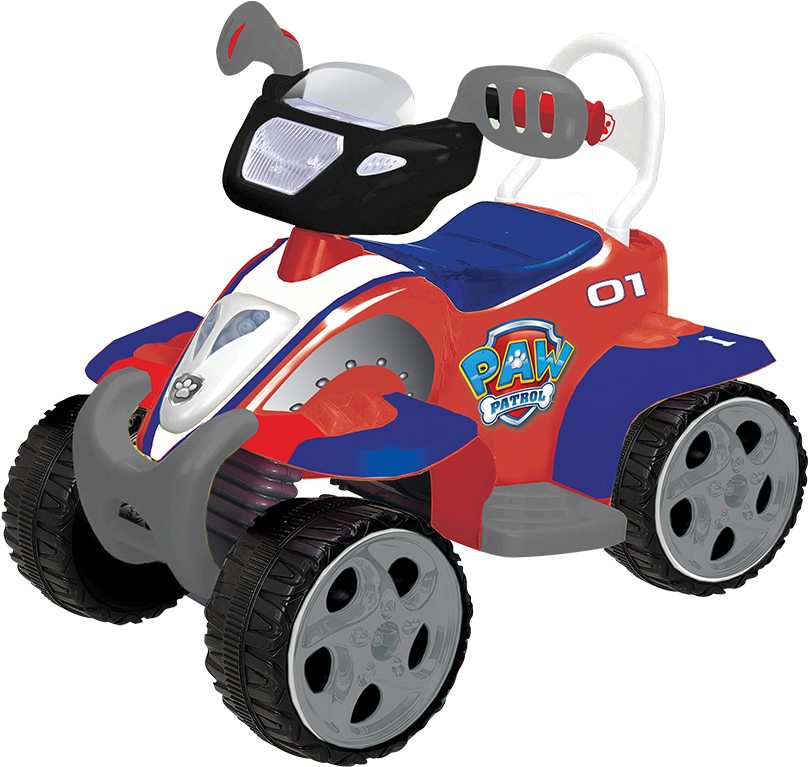 Ryder's Rescue Atv Quad 6v Battery Powered Ride-on - Riding Toy (900x772)