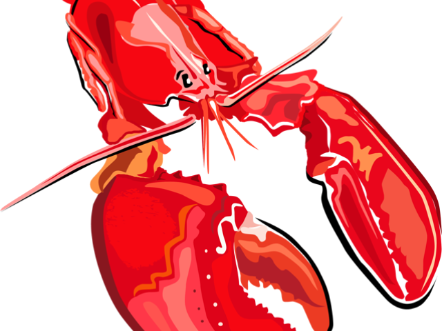 Lobster Clipart Shellfish - Lobster Clipart Transparent (640x480)