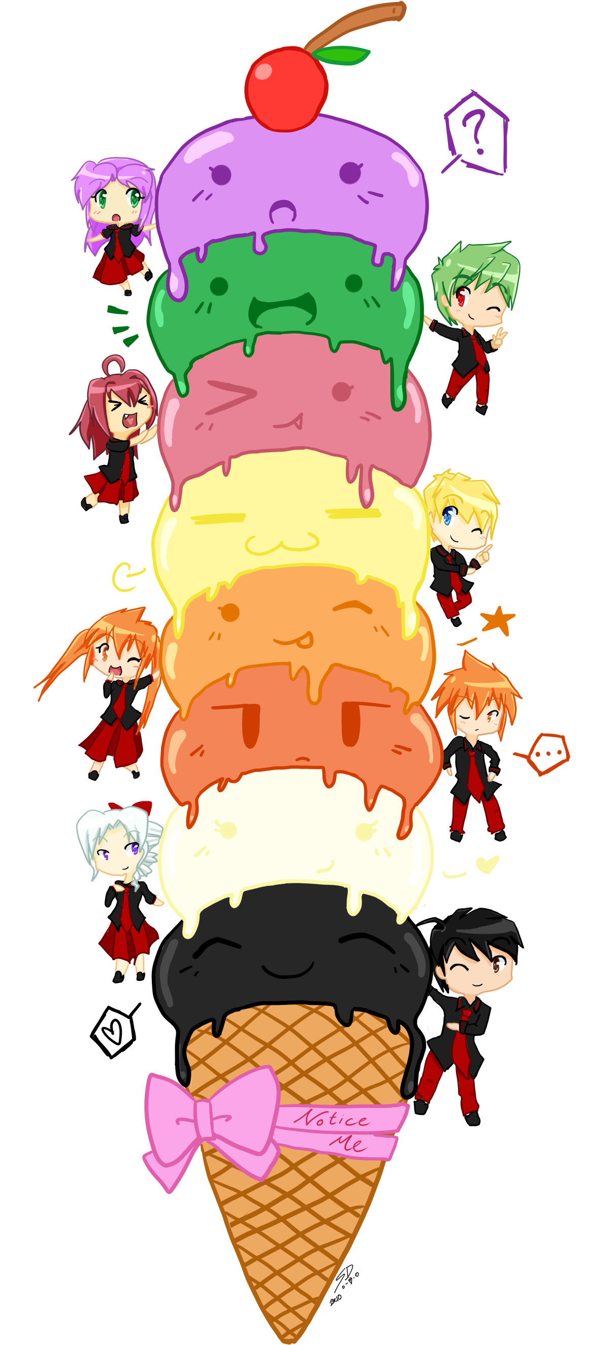 Stacks Of Ice Cream - Stacks Of Ice Cream (1200x2760)