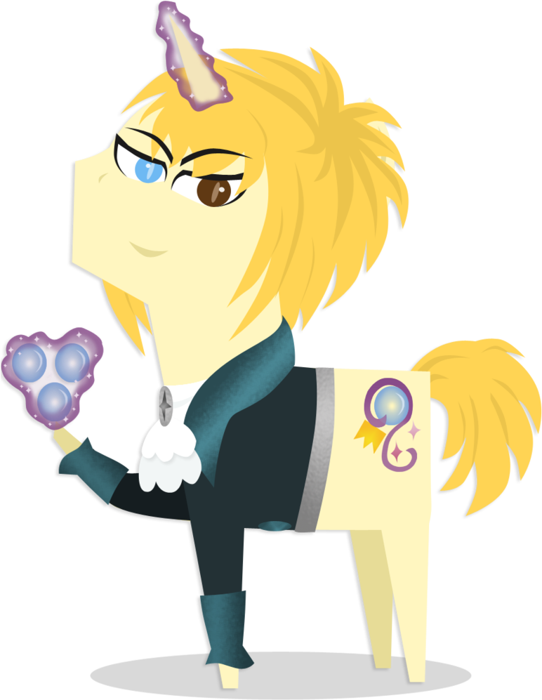 Goblin King Jareth Pointy Pony By Ginkadia - Cartoon (771x1035)
