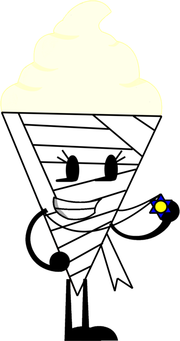 Ice Cream As A Mummy Vector By Thedrksiren - Ice Cream (701x1140)