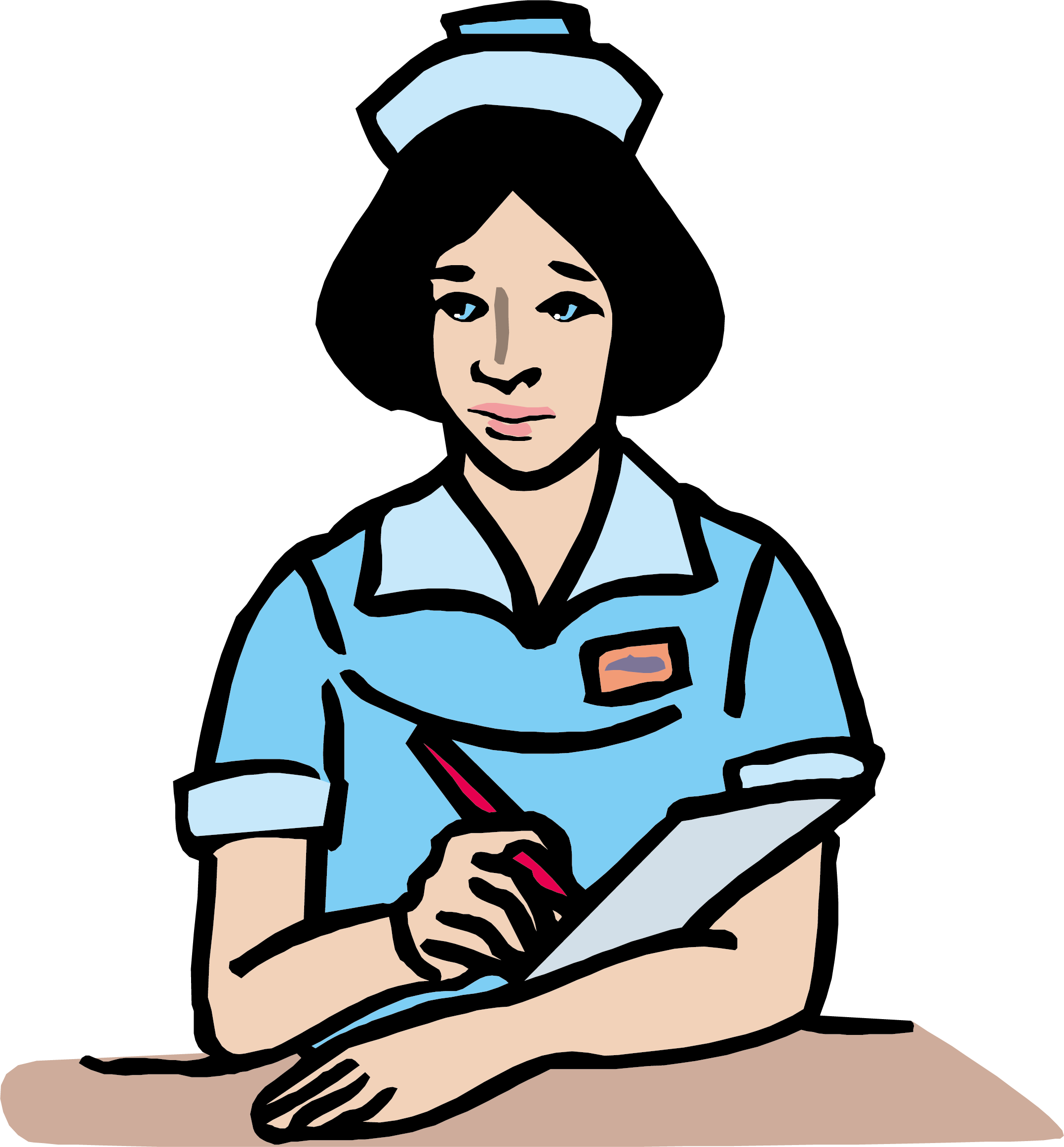 Nursing Documentation Health Care Clip Art - Nurse Clip Art (2155x2323)