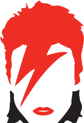 Bowie Ball - David Bowie Silhouette (335x432)