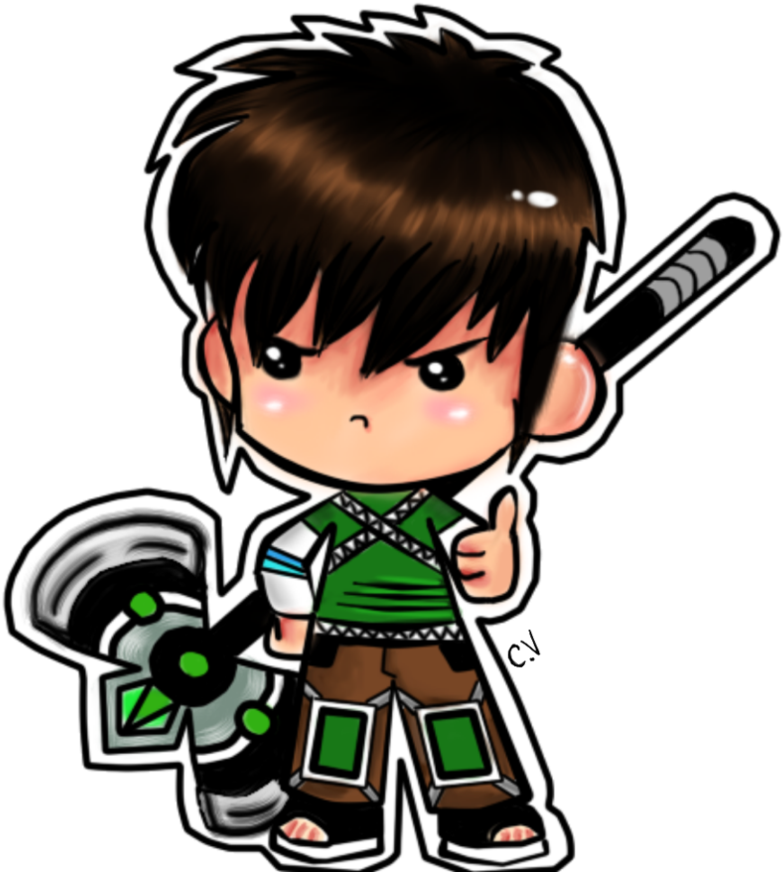 Dragon Nest- Mercenary By Biscachan - Dragon Nest Character Mercenary (894x894)