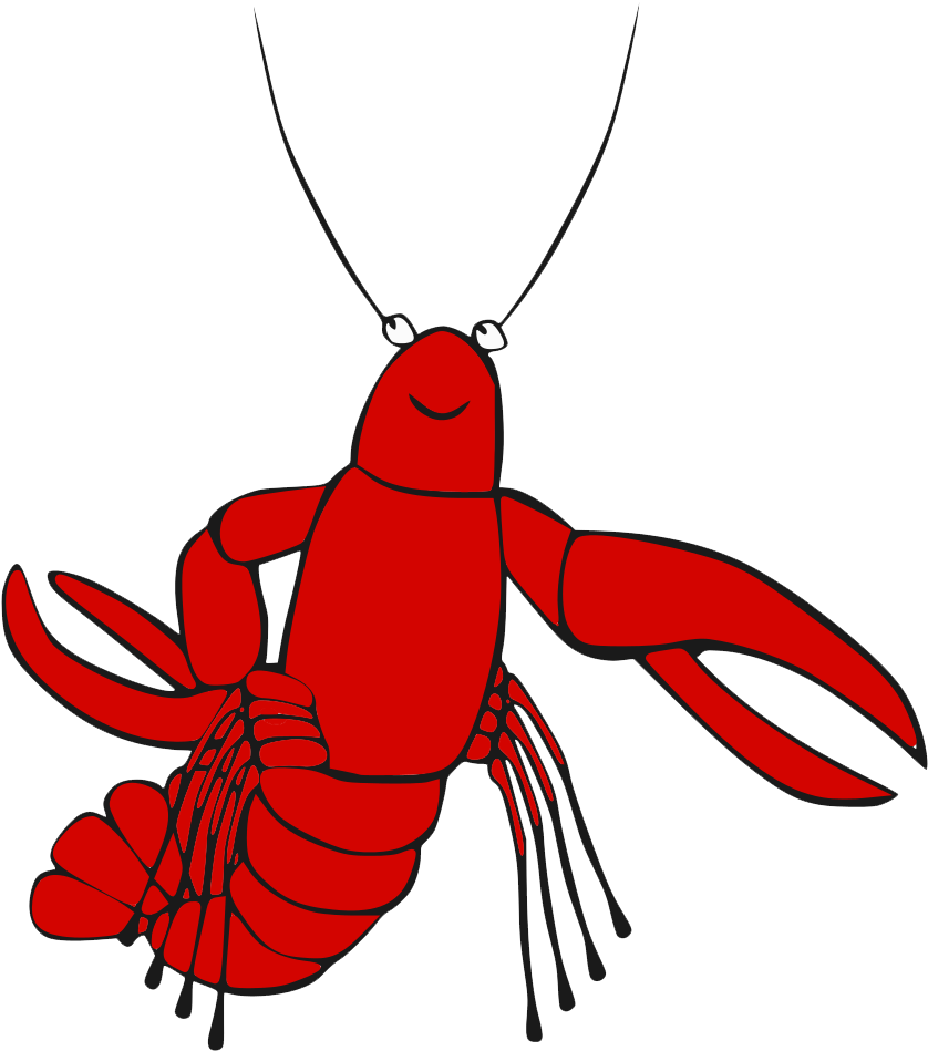 Lobster Transparent Background - Crawfish Pdf (867x1004)