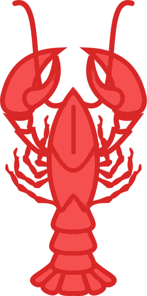 Lobster Clipart Transparent - Lobster Clipart Png (299x600)