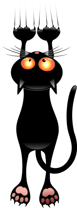 Album - Cartoon Cat Scratching (296x800)