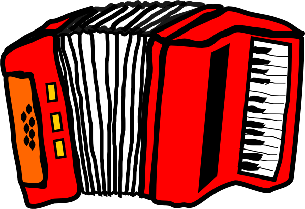 Accordion Clip Art - Accordion (600x411)