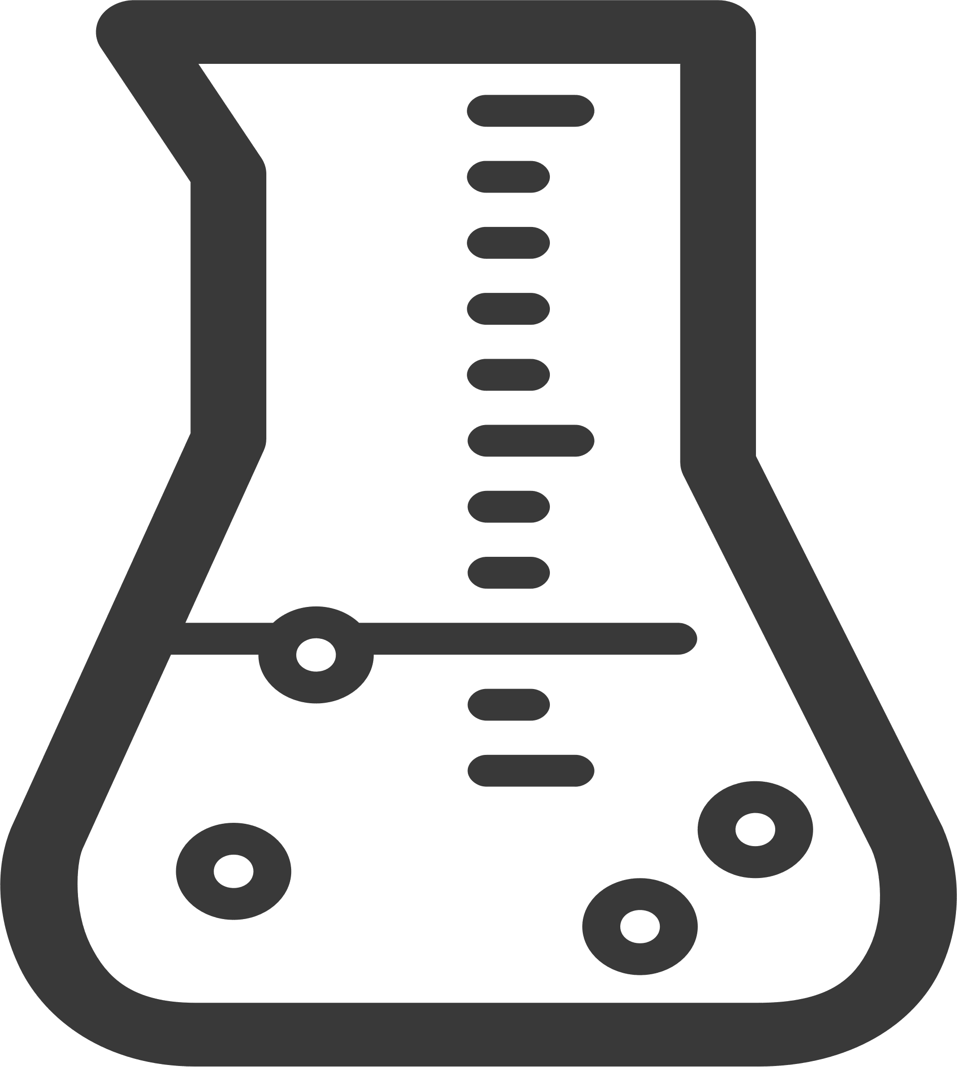 Chemistry Beaker Vector Clipart Image - Beaker Vector Png (1890x2106)