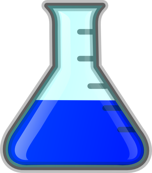 Chemistry - Beaker - Clipart - Beaker Clip Art (522x596)
