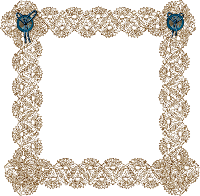 Picture Frames Lace Scrapbooking Clip Art - Picture Frames Lace Scrapbooking Clip Art (640x627)