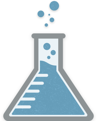 Erlenmeyer Flask - Erlenmeyer Flask With Bubbles (318x395)