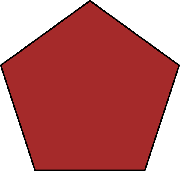 Pentagon Clipart - Gefako (600x571)