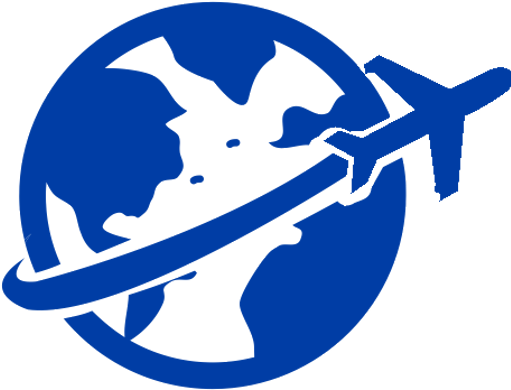 Air Freight - Travel Logo Black And White (512x512)