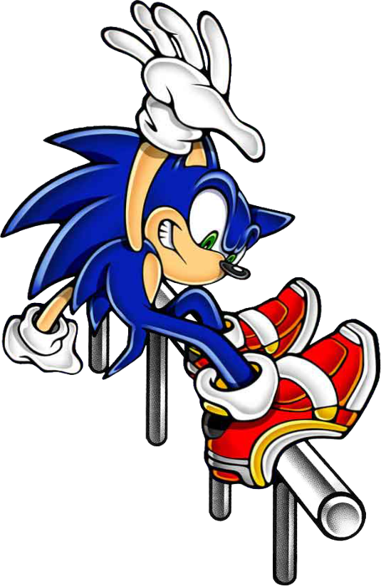 Adventure 2 Sonic Grinding - Sonic Sonic Adventure 2 (535x822)