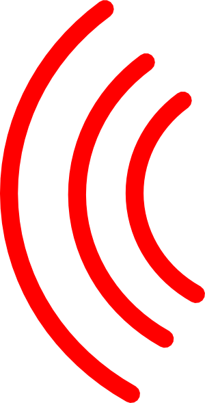 Radio Waves Clip Art - Black Tie Dinner (300x589)