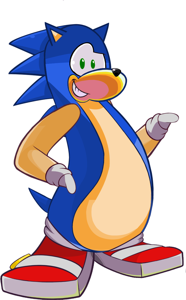 Club Penguin Wiki - Club Penguin Sonic The Hedgehog (831x1408)