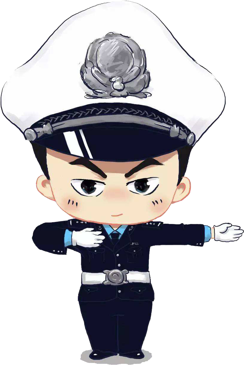 Yulin Police Officer Traffic Police Battalion - Police Officer (1279x1279)