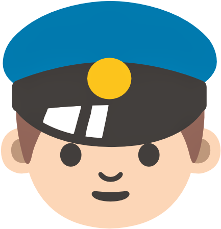 Cop, Immigration, Officer, Passport Control, Police, - Traffic Police Icon Png (512x512)