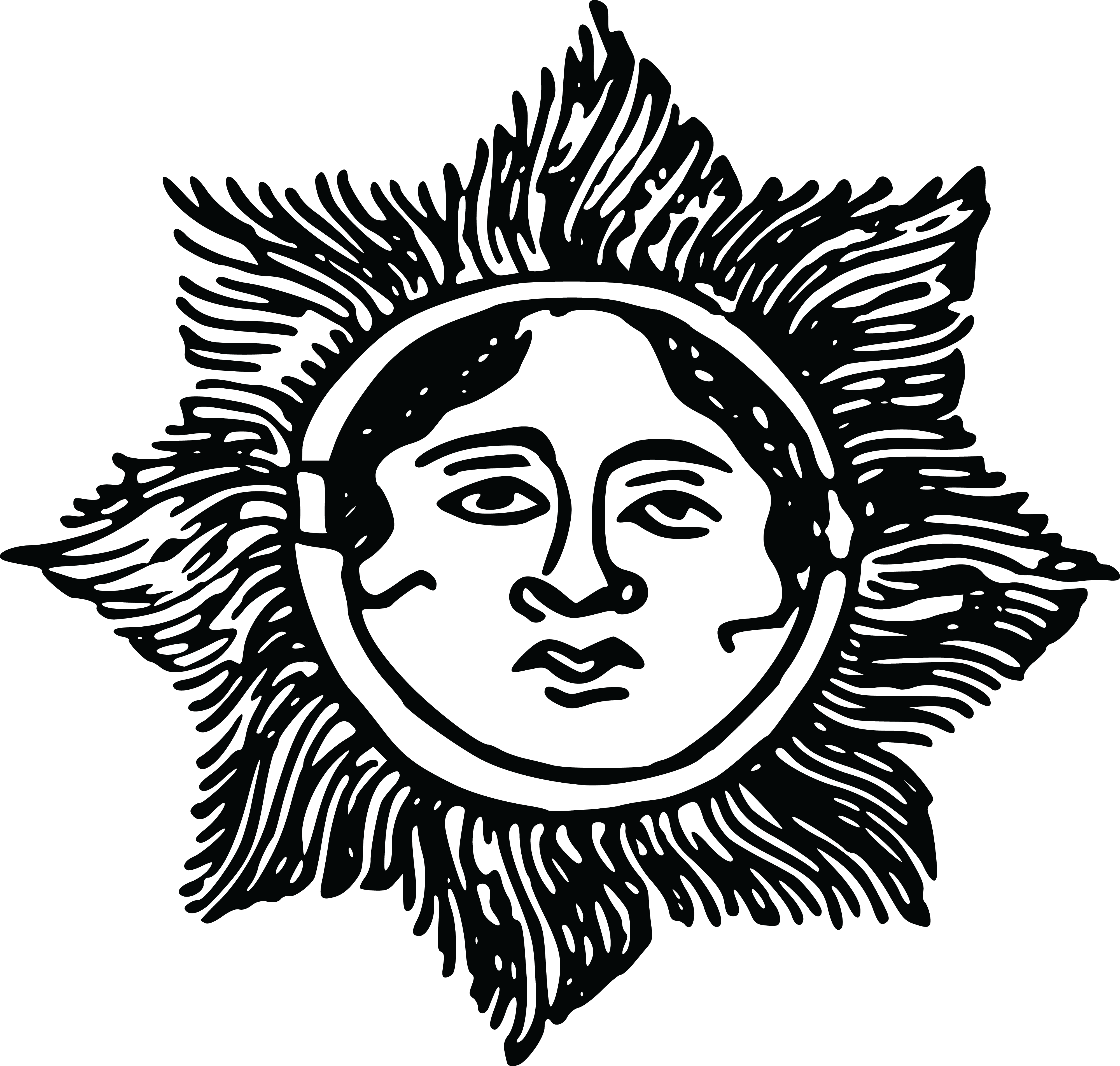 Free Clipart Of A Sun Face - Suns In Orange Mugs (4000x3807)