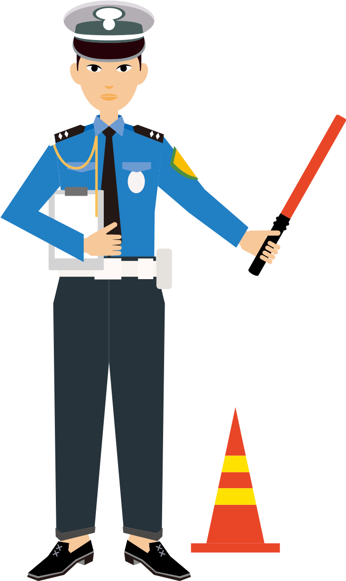 Traffic Police Police Officer - Traffic Police Vector Png (945x1289)