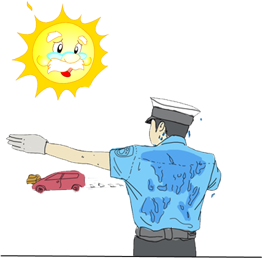 Police Officer Drawing Traffic Police - Police Officer Drawing Traffic Police (800x800)