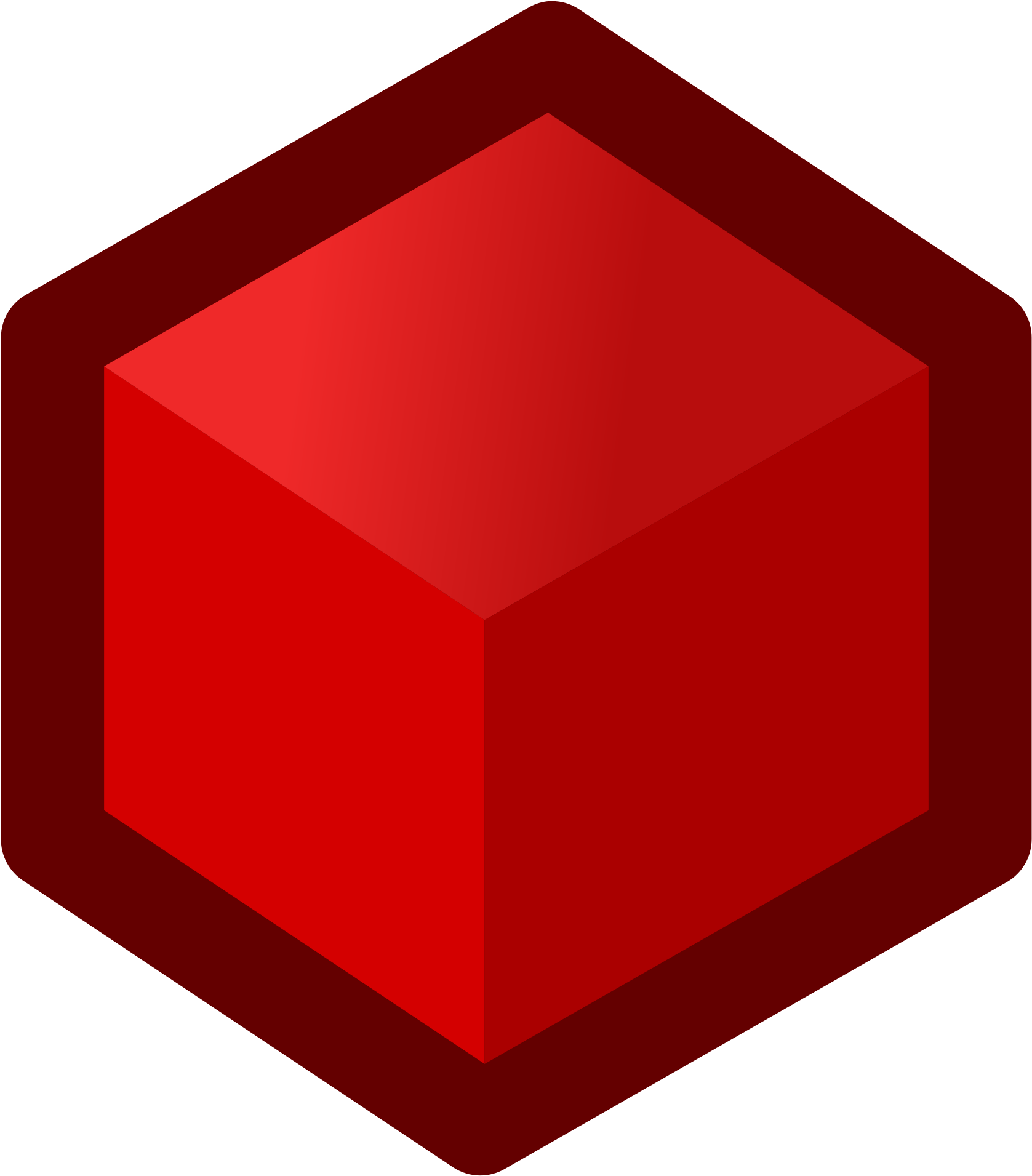 Download - Red Cube Clip Art (2400x2400)