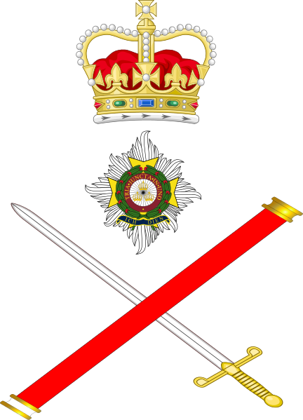 432px-rcmp Commissioner Rank - Royal Wedding Crown Magnet (432x599)