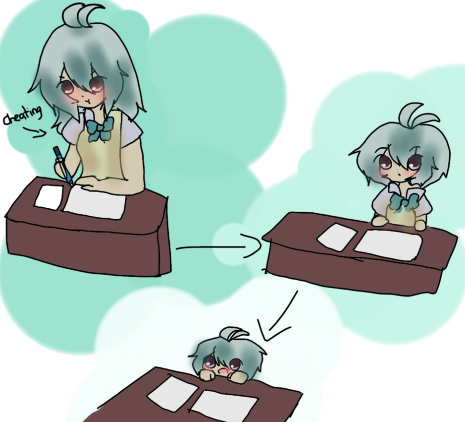 Run's Age Regression By Shakey-shake - Cartoon (939x851)