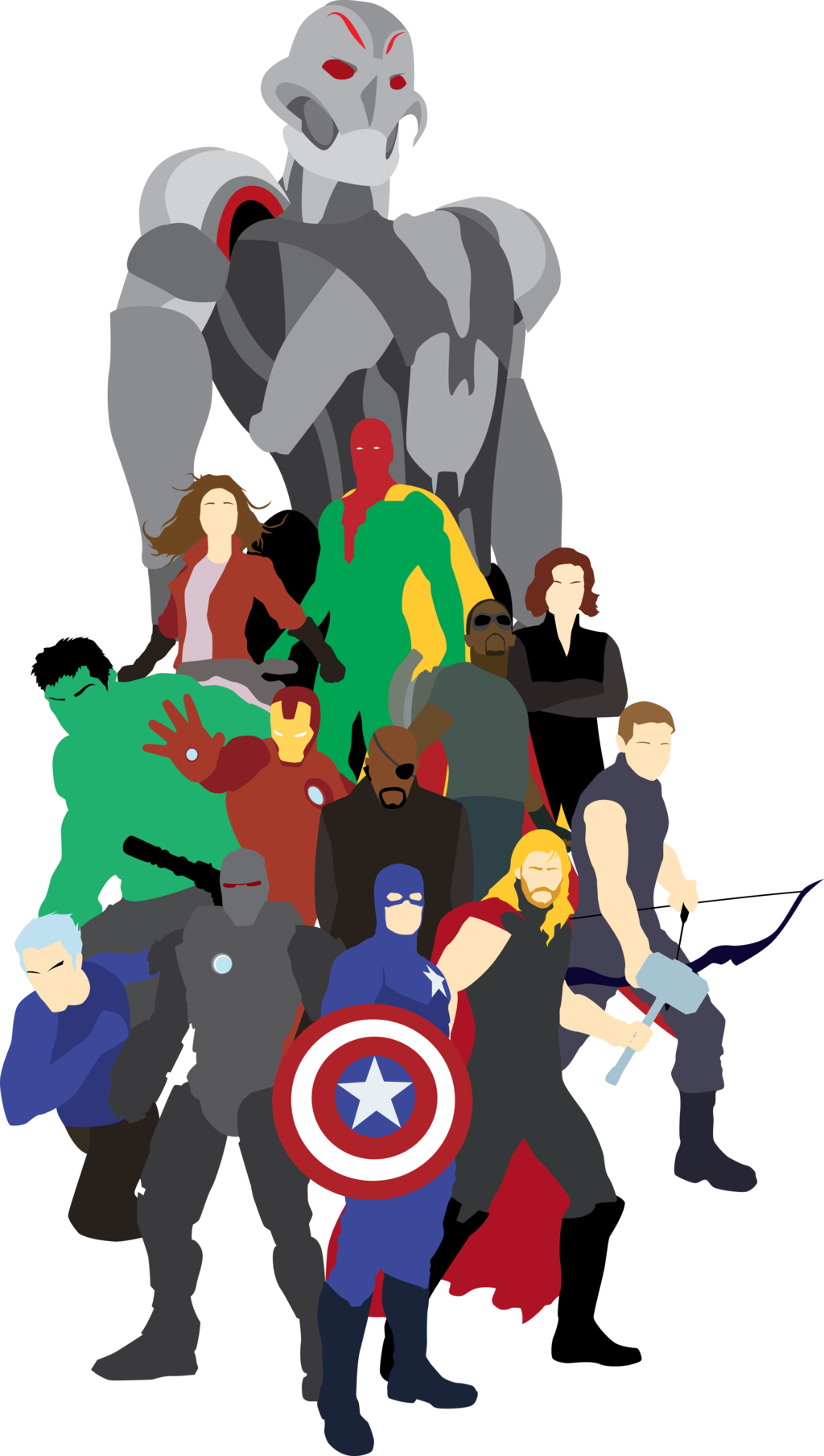 Avenger Age Of Ultron By Alexdti - Illustration (1024x1809)