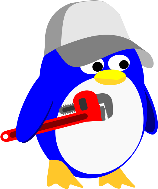 Clipart - Plumber Penguin - Plumber (800x800)