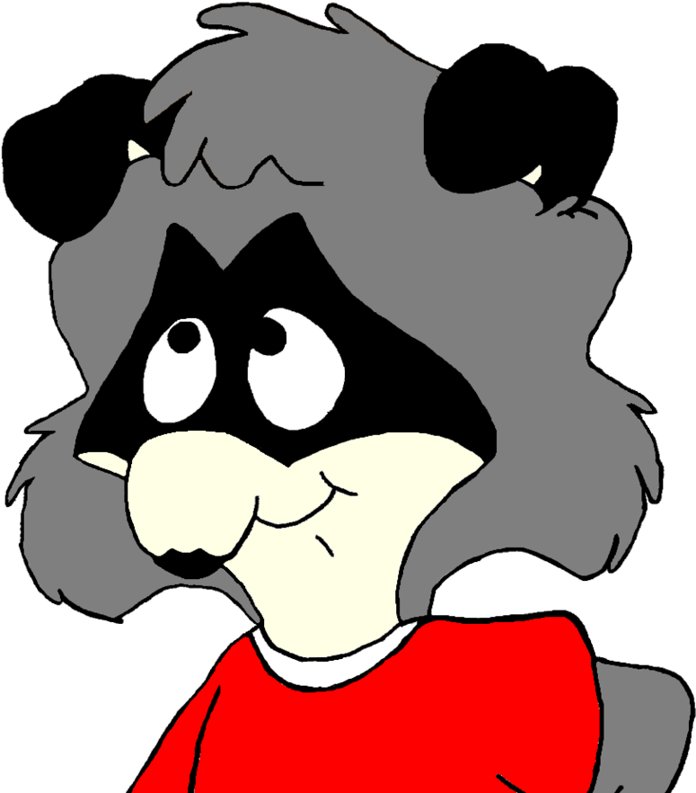 Bentley Raccoon - Cartoon (1024x913)