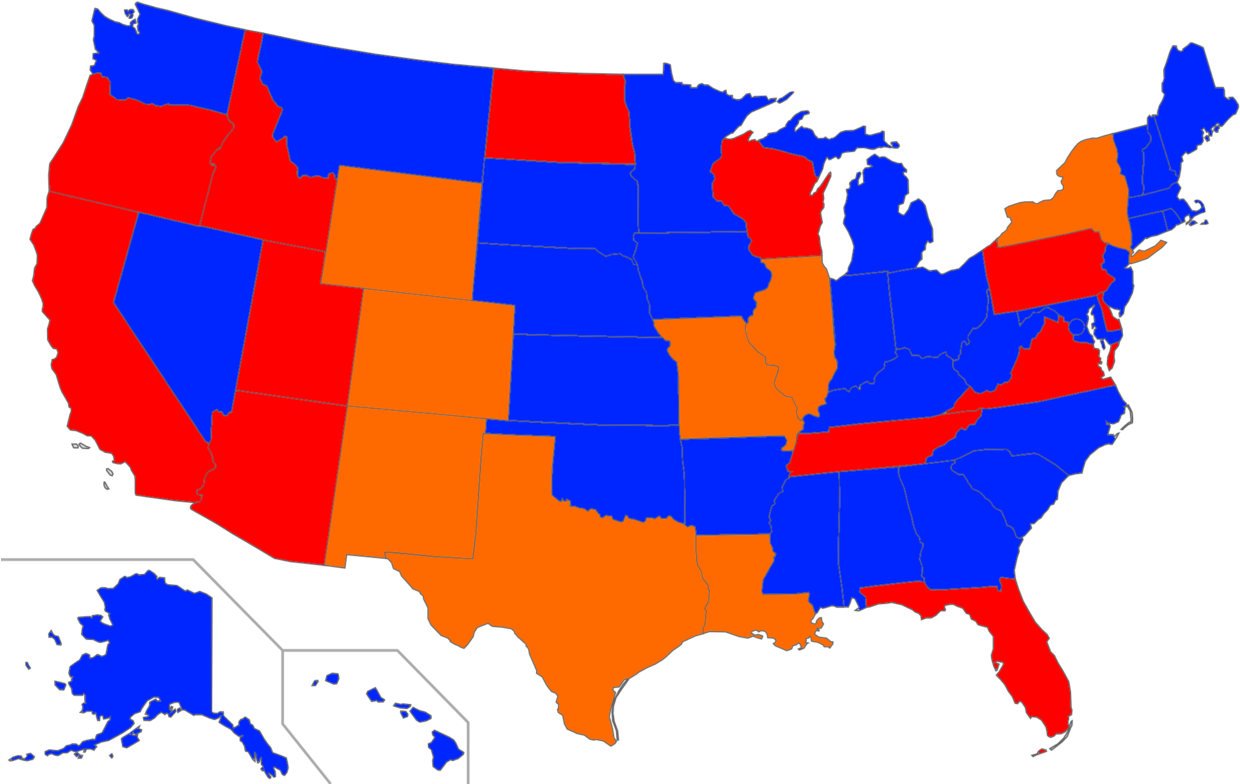 Age Of Sexual Consent In The United States - States By Political Party (1280x792)