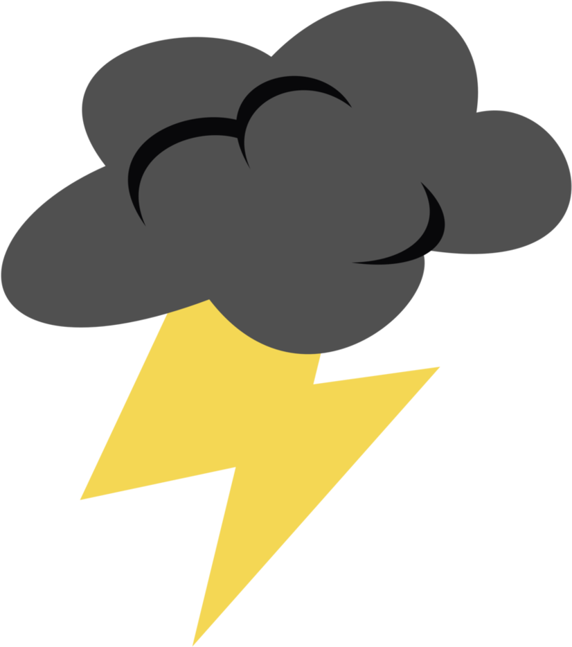 Midnight Strike's Cutie Mark By Zutheskunk - Mlp Cloud Cutie Mark (841x949)