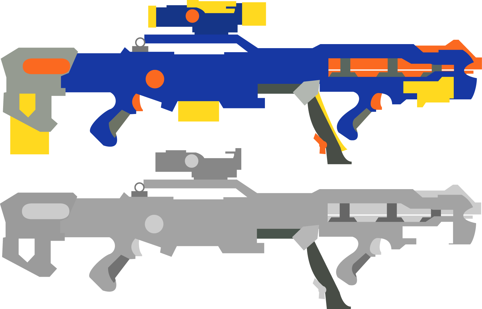 Nerf N-strike Elite Nerf Blaster Clip Art - Nerf Guns Clip Art (1552x995)
