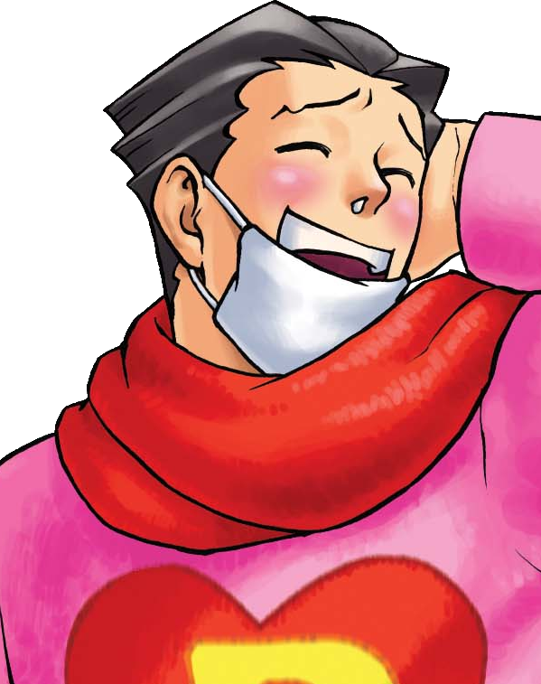 Age - Ace Attorney- Phoenix Wright Pink Sweater (599x757)