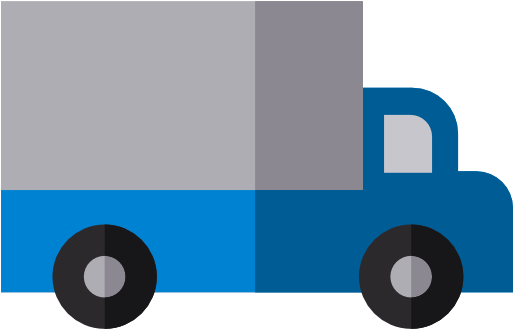 Truck Free Icon - Circle (512x512)
