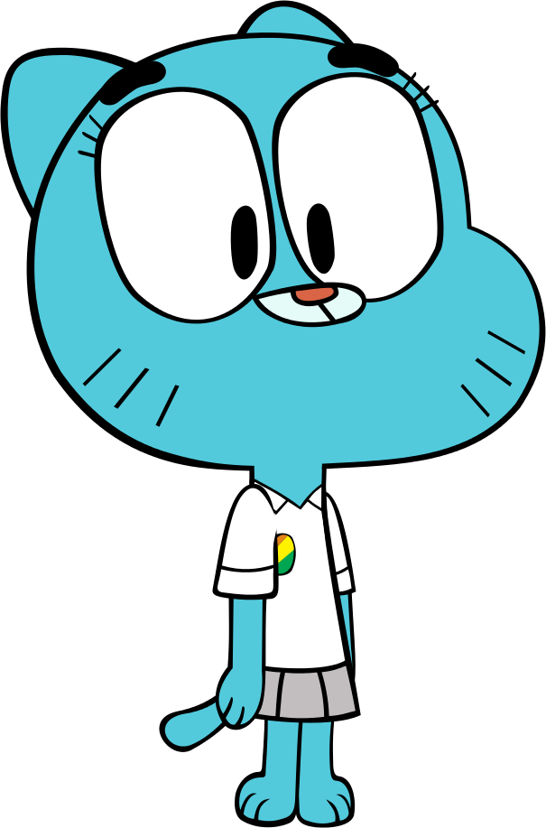 Nicole At Gumballs Age By Megarainbowdash2000 - Nicole At Gumball's Age (605x917)