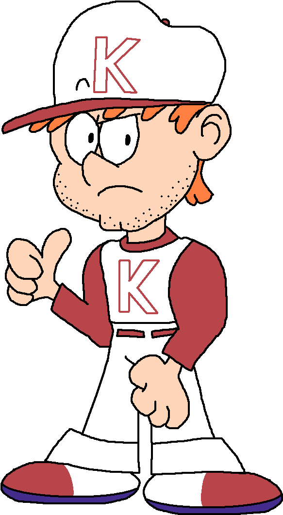 Power Pro Kun By Greasy Lucarioyun - Cartoon (592x1103)