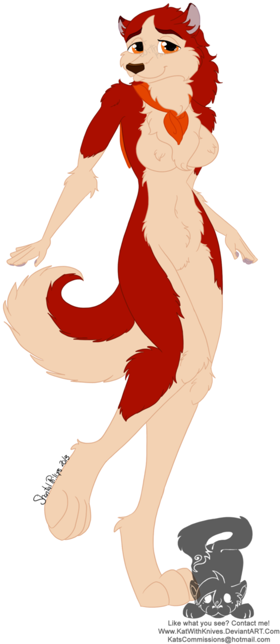 Strike A Pose - Balto And Jenna Anthro (595x1344)