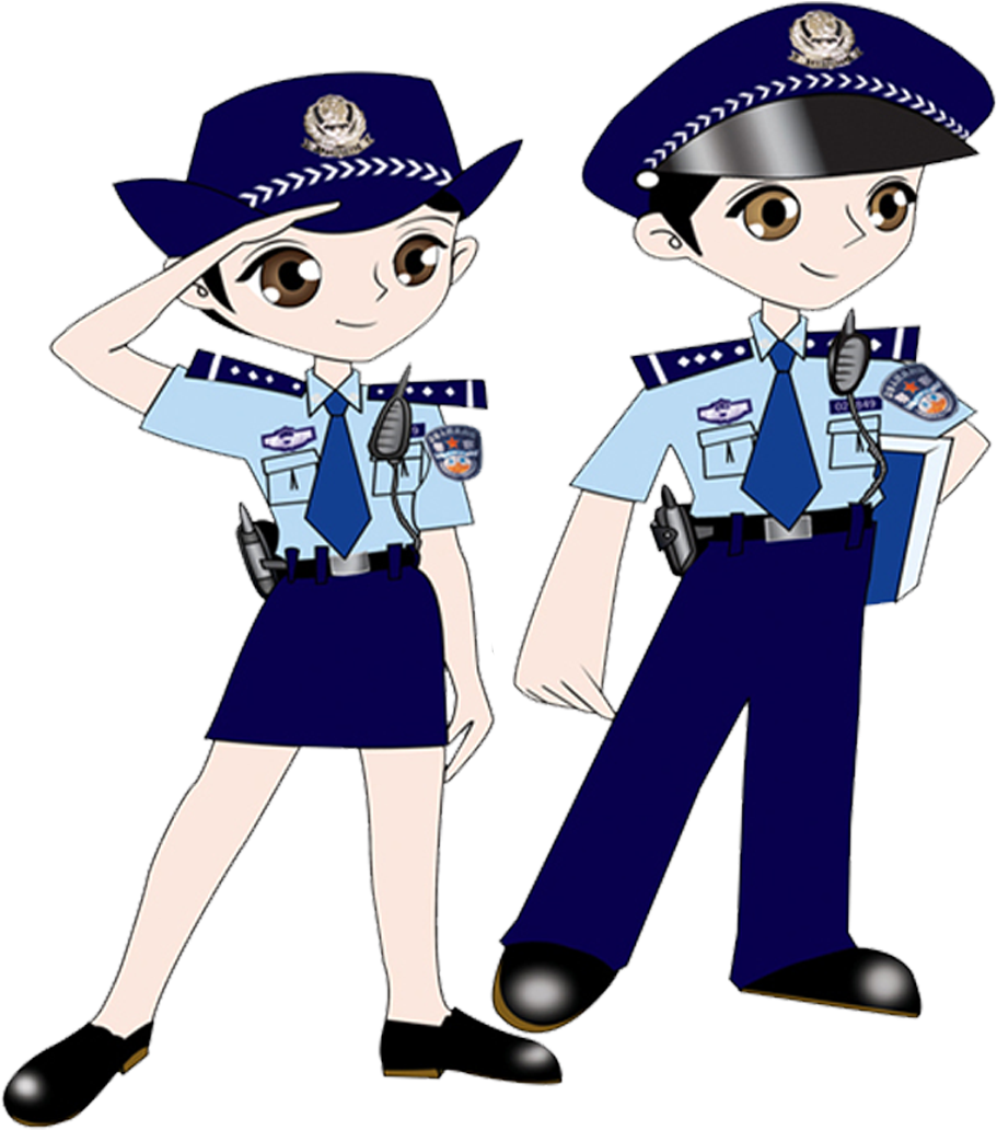 Cartoon Police Officer Animation - Police Officer (1181x1181)